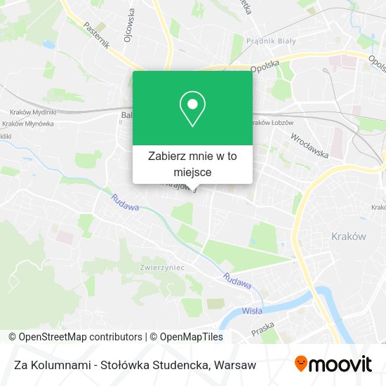 Mapa Za Kolumnami - Stołówka Studencka