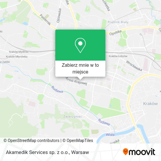 Mapa Akamedik Services sp. z o.o.