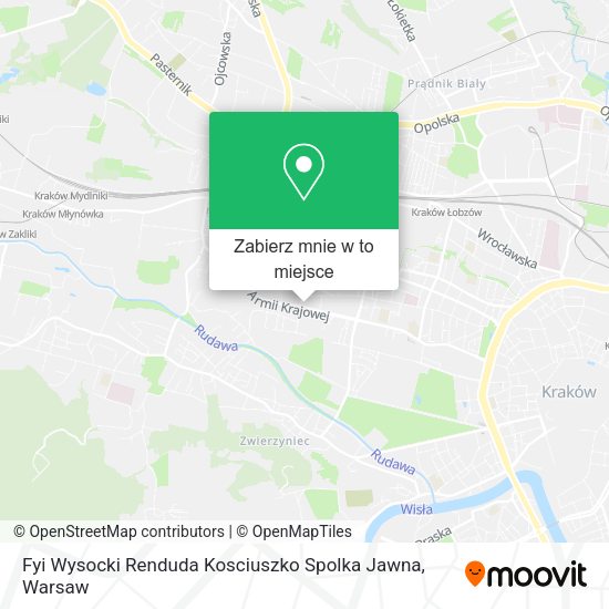 Mapa Fyi Wysocki Renduda Kosciuszko Spolka Jawna