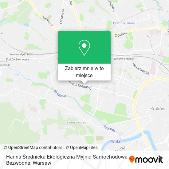 Mapa Hanna Średnicka Ekologiczna Myjnia Samochodowa Bezwodna