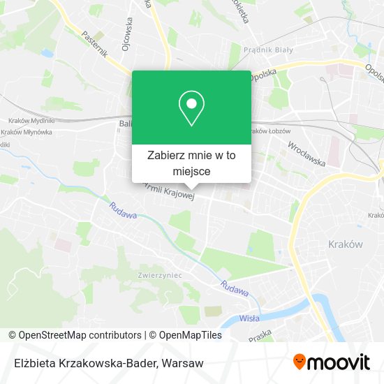 Mapa Elżbieta Krzakowska-Bader