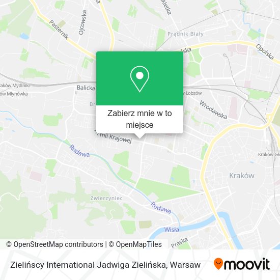 Mapa Zielińscy International Jadwiga Zielińska