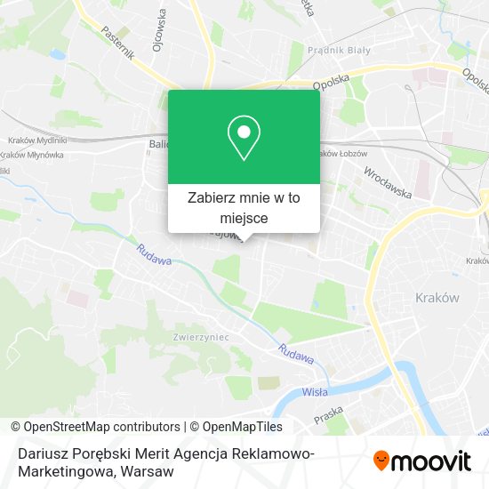 Mapa Dariusz Porębski Merit Agencja Reklamowo-Marketingowa