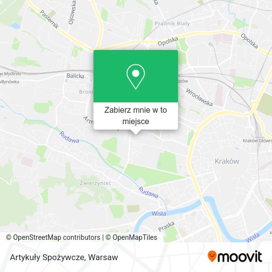 Mapa Artykuły Spożywcze