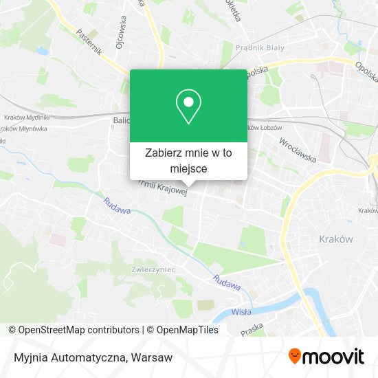 Mapa Myjnia Automatyczna