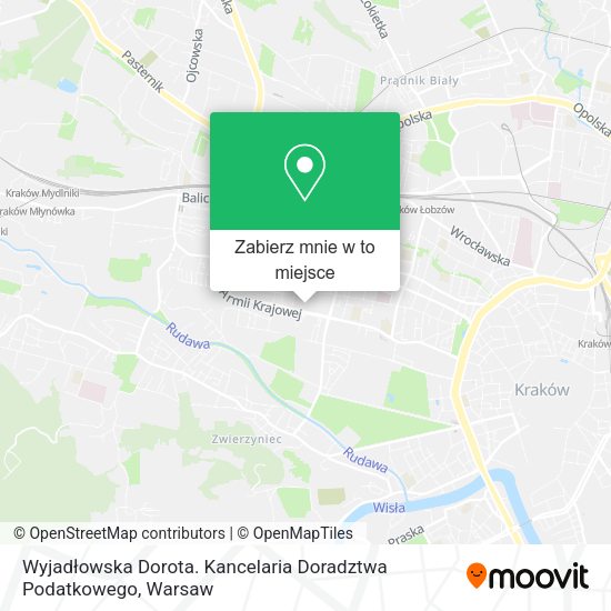 Mapa Wyjadłowska Dorota. Kancelaria Doradztwa Podatkowego