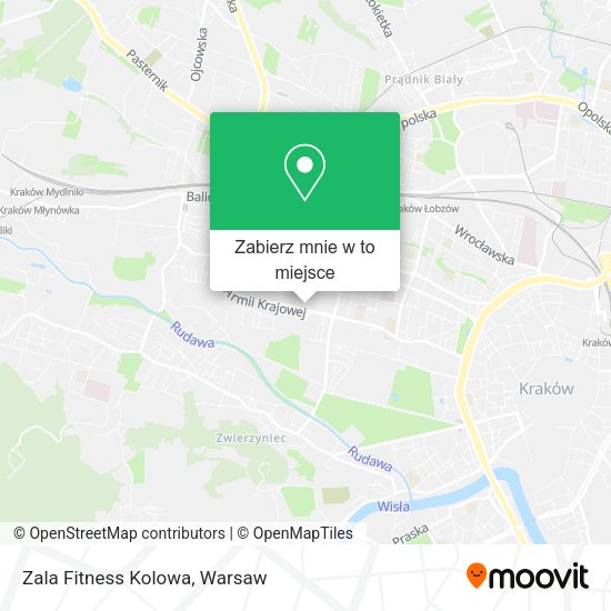 Mapa Zala Fitness Kolowa