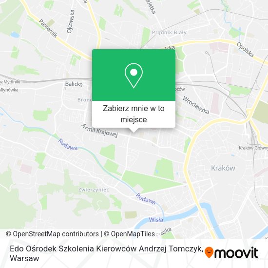 Mapa Edo Ośrodek Szkolenia Kierowców Andrzej Tomczyk