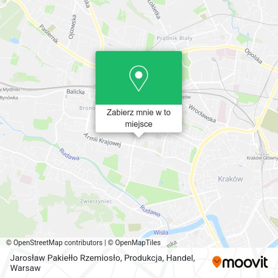 Mapa Jarosław Pakiełło Rzemiosło, Produkcja, Handel