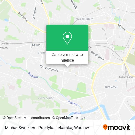 Mapa Michał Swolkień - Praktyka Lekarska