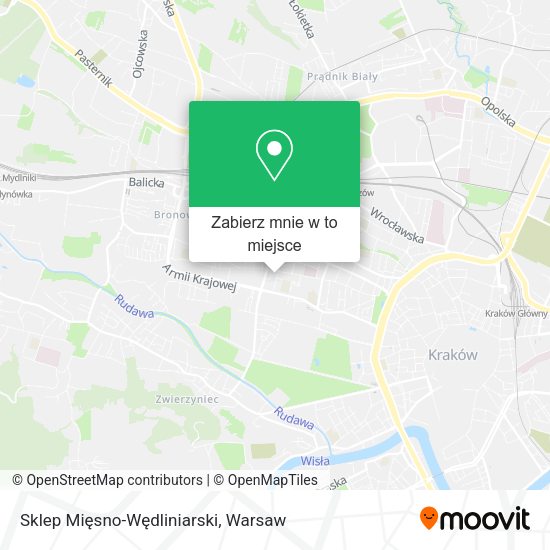 Mapa Sklep Mięsno-Wędliniarski