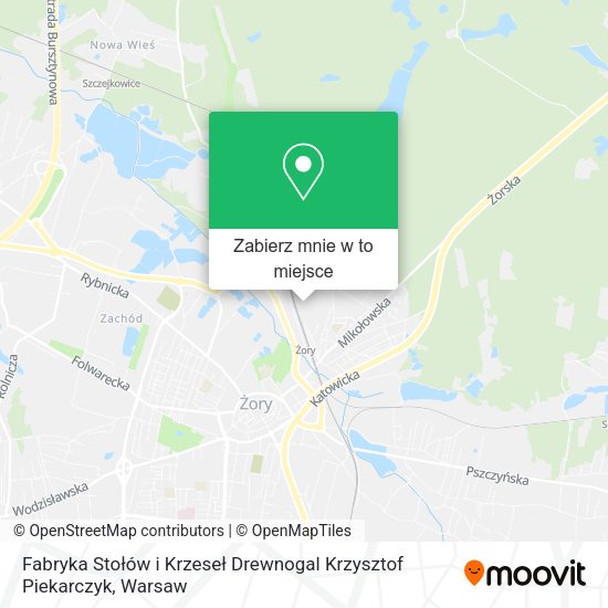 Mapa Fabryka Stołów i Krzeseł Drewnogal Krzysztof Piekarczyk