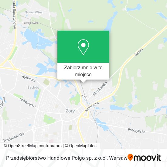 Mapa Przedsiębiorstwo Handlowe Polgo sp. z o.o.