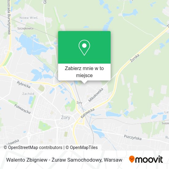 Mapa Walento Zbigniew - Żuraw Samochodowy