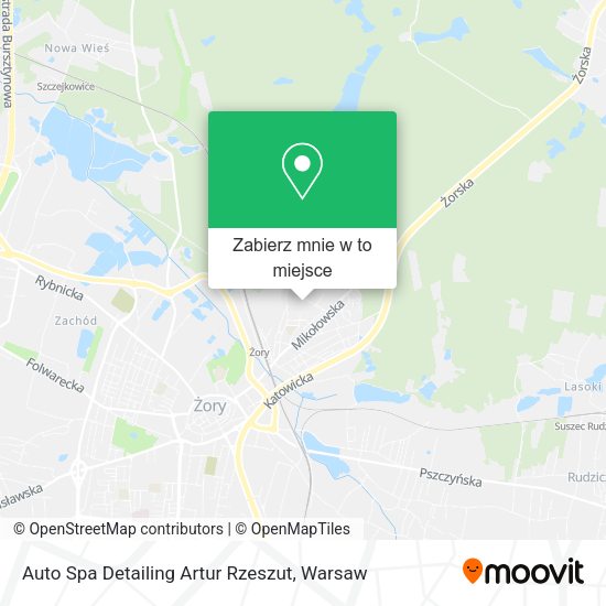 Mapa Auto Spa Detailing Artur Rzeszut