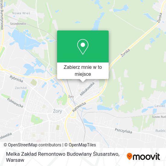 Mapa Melka Zakład Remontowo Budowlany Ślusarstwo