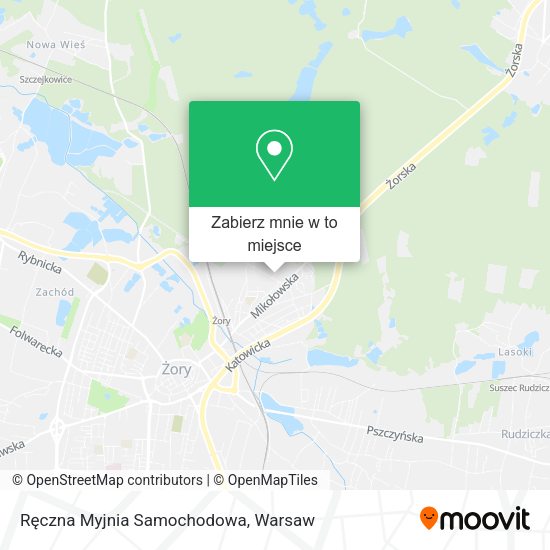 Mapa Ręczna Myjnia Samochodowa