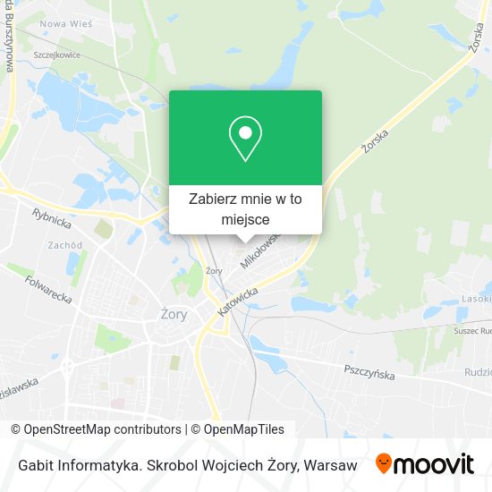 Mapa Gabit Informatyka. Skrobol Wojciech Żory