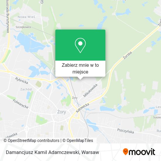 Mapa Damancjusz Kamil Adamczewski