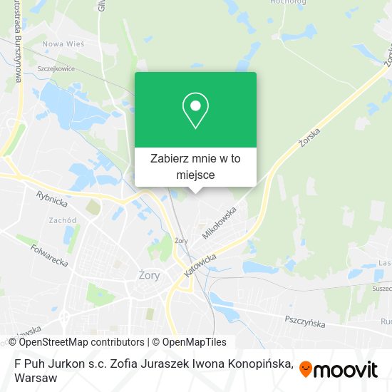 Mapa F Puh Jurkon s.c. Zofia Juraszek Iwona Konopińska