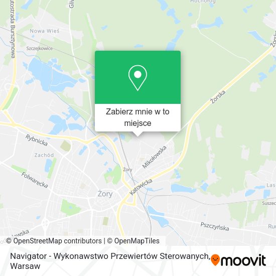 Mapa Navigator - Wykonawstwo Przewiertów Sterowanych