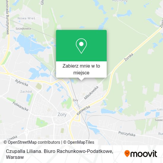 Mapa Czupalla Liliana. Biuro Rachunkowo-Podatkowe