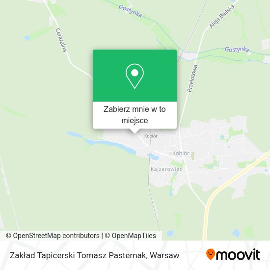 Mapa Zakład Tapicerski Tomasz Pasternak