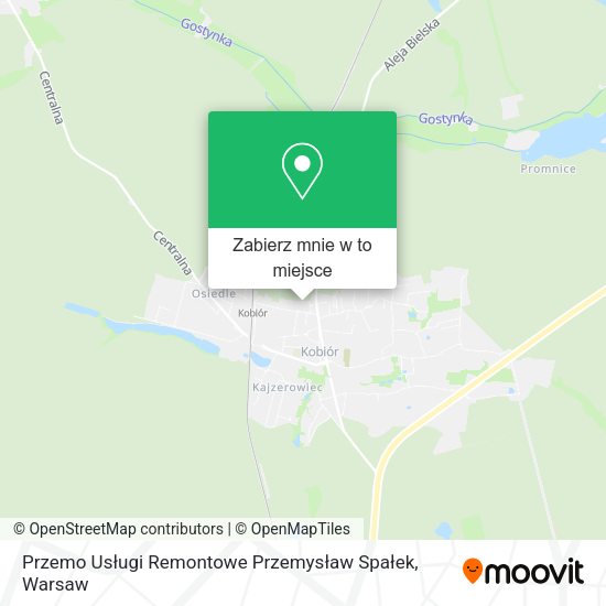 Mapa Przemo Usługi Remontowe Przemysław Spałek