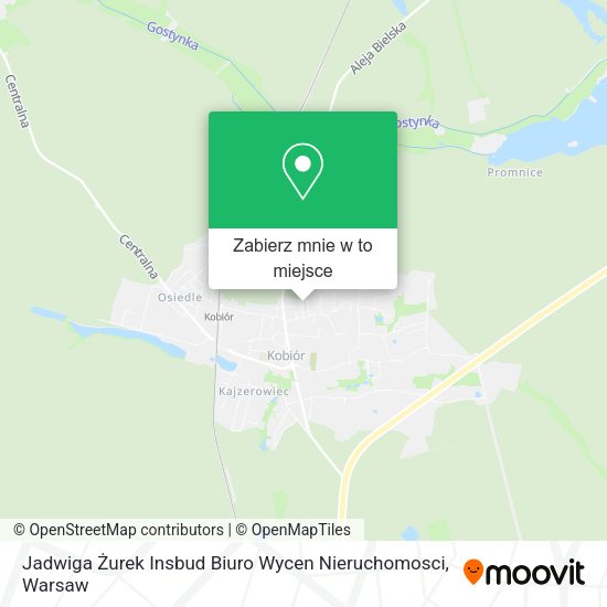 Mapa Jadwiga Żurek Insbud Biuro Wycen Nieruchomosci