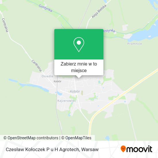 Mapa Czesław Kołoczek P u H Agrotech