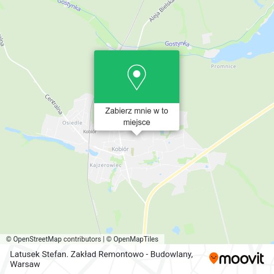 Mapa Latusek Stefan. Zakład Remontowo - Budowlany