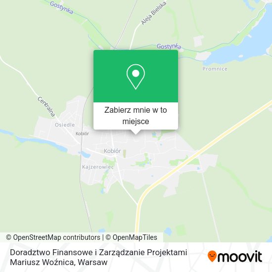 Mapa Doradztwo Finansowe i Zarządzanie Projektami Mariusz Woźnica