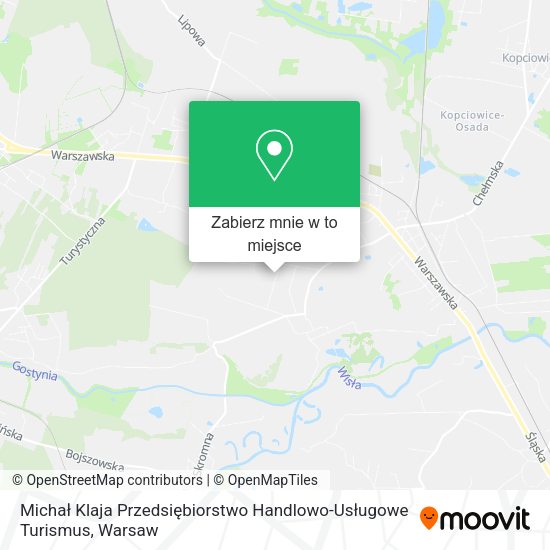 Mapa Michał Klaja Przedsiębiorstwo Handlowo-Usługowe Turismus