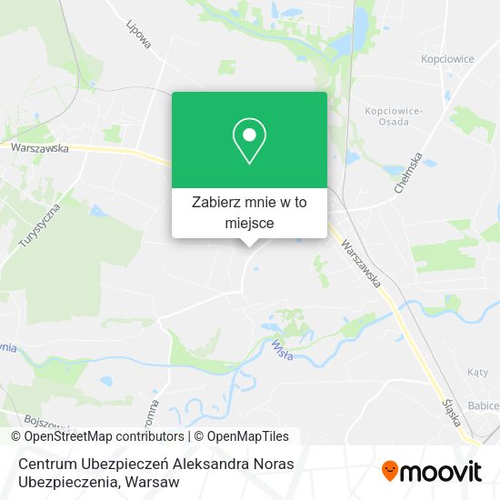 Mapa Centrum Ubezpieczeń Aleksandra Noras Ubezpieczenia