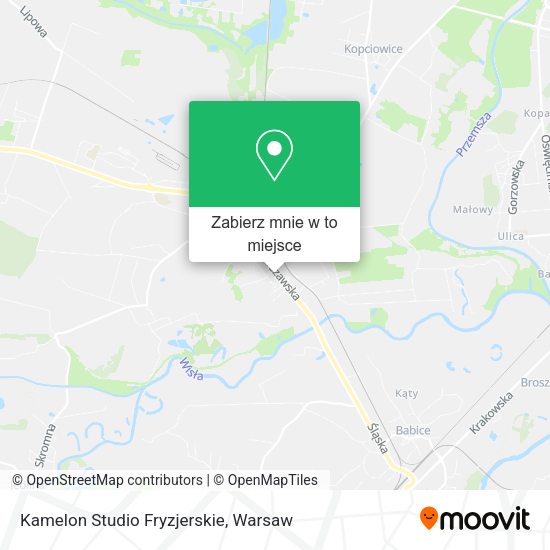 Mapa Kamelon Studio Fryzjerskie