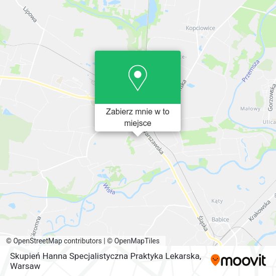 Mapa Skupień Hanna Specjalistyczna Praktyka Lekarska