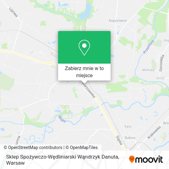 Mapa Sklep Spożywczo-Wędliniarski Wąndrzyk Danuta