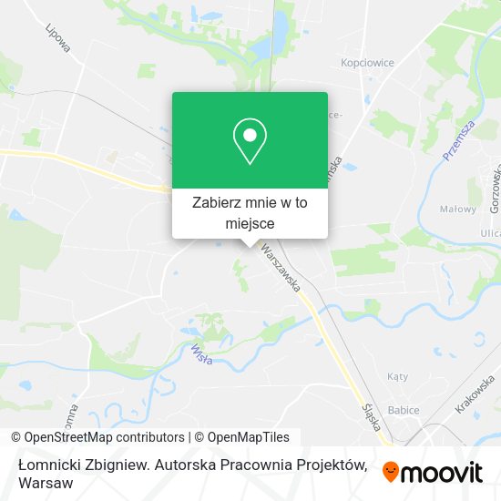 Mapa Łomnicki Zbigniew. Autorska Pracownia Projektów