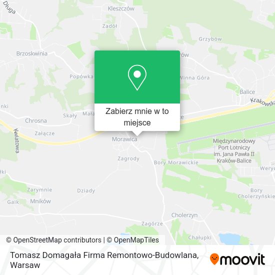 Mapa Tomasz Domagała Firma Remontowo-Budowlana