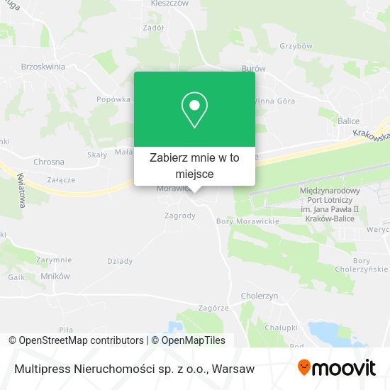 Mapa Multipress Nieruchomości sp. z o.o.