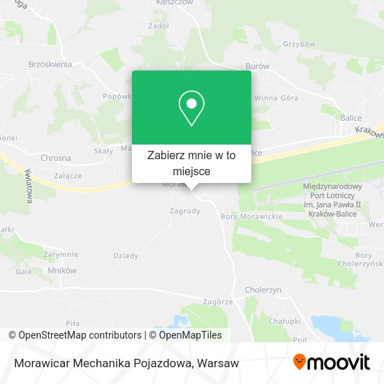 Mapa Morawicar Mechanika Pojazdowa