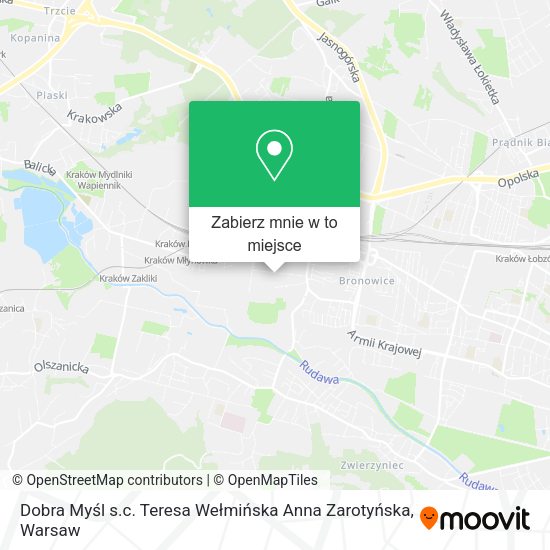 Mapa Dobra Myśl s.c. Teresa Wełmińska Anna Zarotyńska