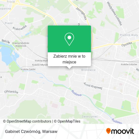 Mapa Gabinet Czwórnóg