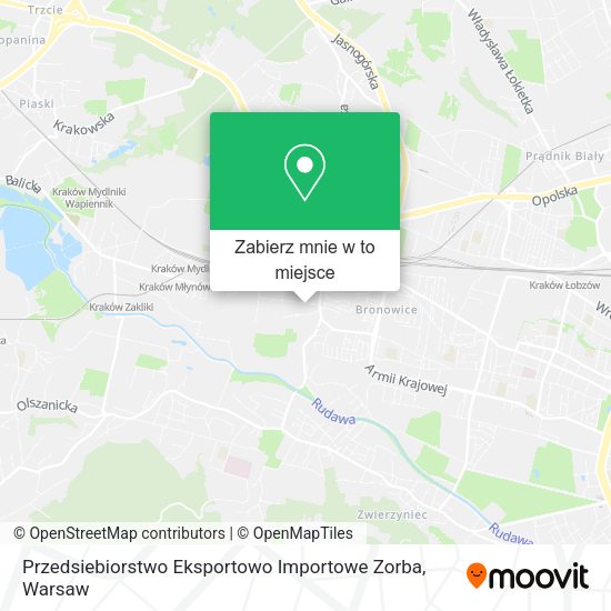 Mapa Przedsiebiorstwo Eksportowo Importowe Zorba