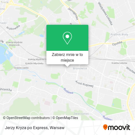 Mapa Jerzy Kryza po Express