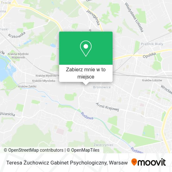 Mapa Teresa Żuchowicz Gabinet Psychologiczny