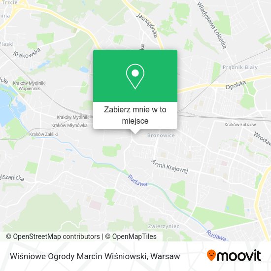 Mapa Wiśniowe Ogrody Marcin Wiśniowski