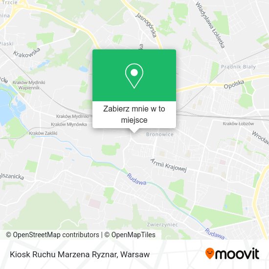 Mapa Kiosk Ruchu Marzena Ryznar