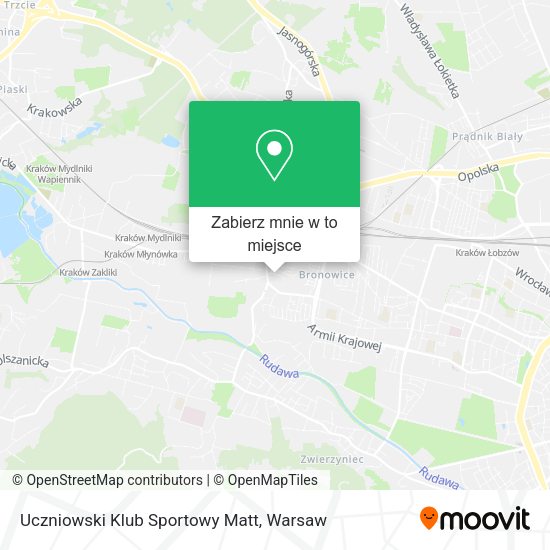 Mapa Uczniowski Klub Sportowy Matt