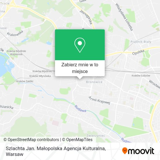 Mapa Szlachta Jan. Małopolska Agencja Kulturalna